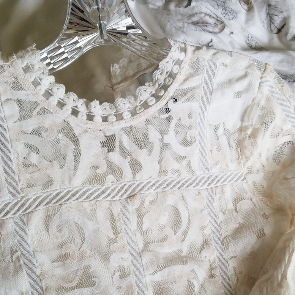 Anthropologie lace blouse top - Picture 3 of 5